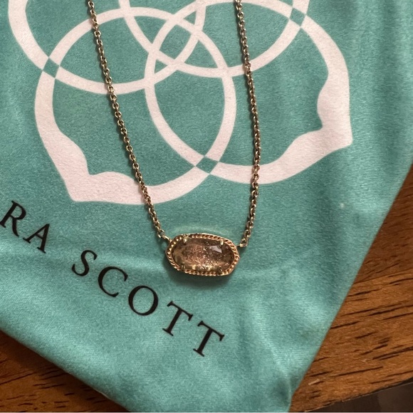 Rose Gold Kendra Scott Elisa Necklace Bracelet Matching Set - Picture 3 of 13